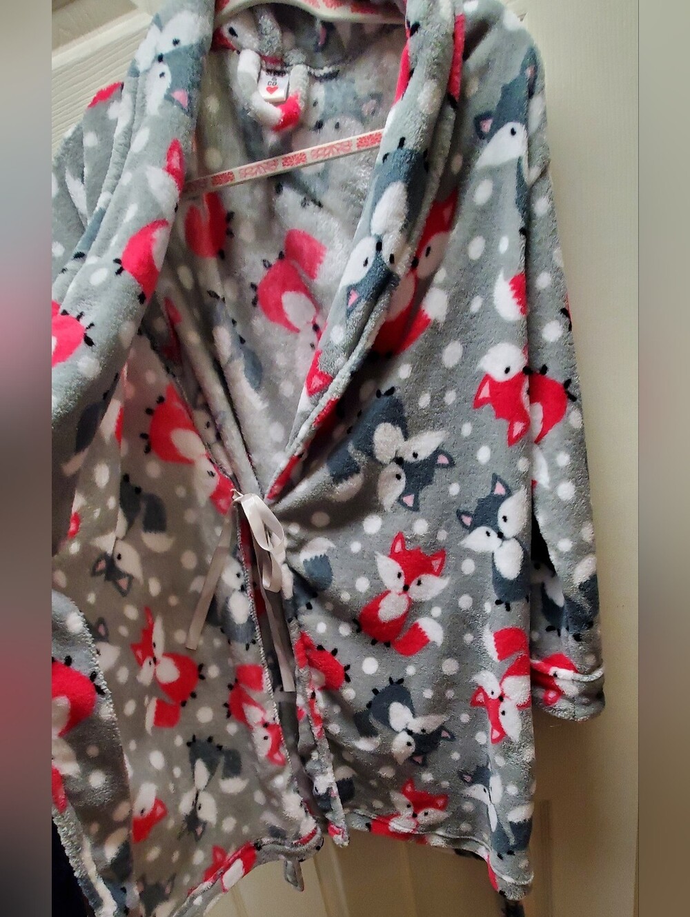 Sleep & Co. Women's Small Robe Foxes - Picture 4 of 7